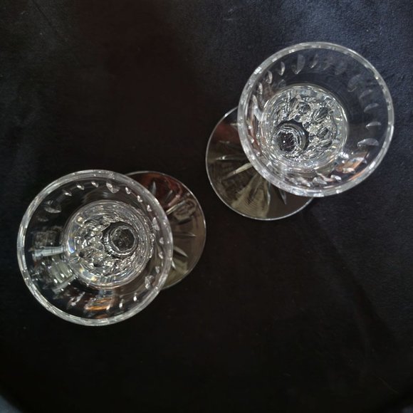 Waterford Accents Vintage Pair Of Waterford Crystal Candle Holders